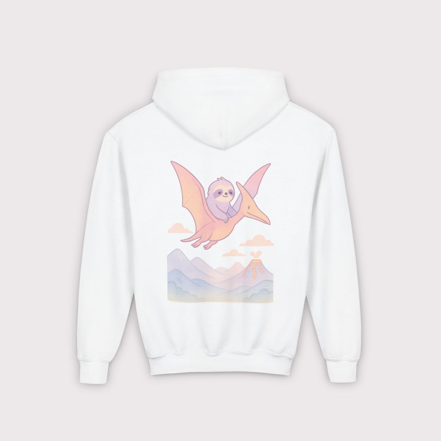 Ptero-Sloth Adventure Kids Hoodie
