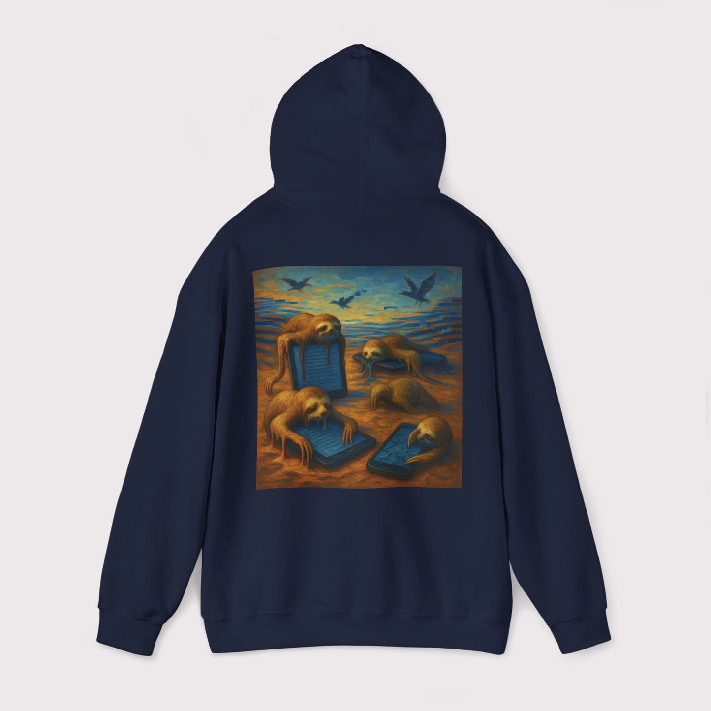 Digital Drain Sloth Hoodie