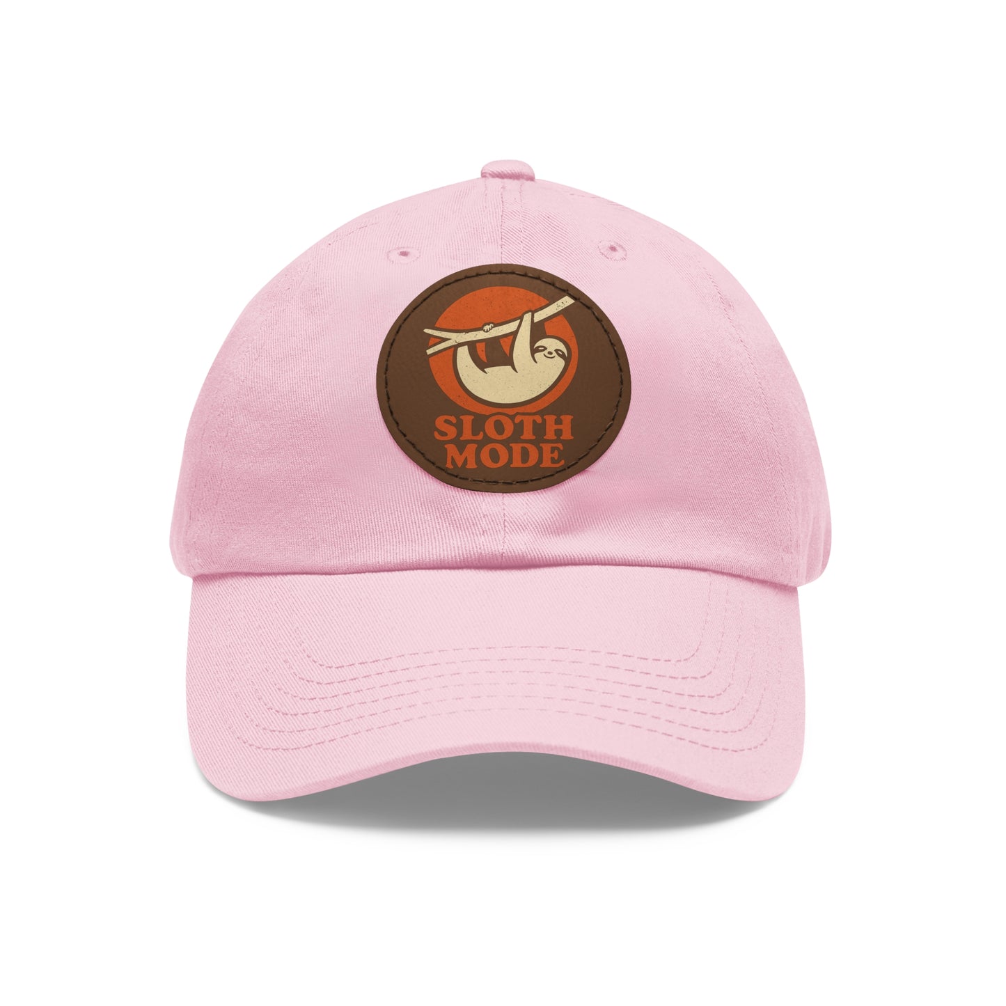 Sloth Mode Leather Patch Hat