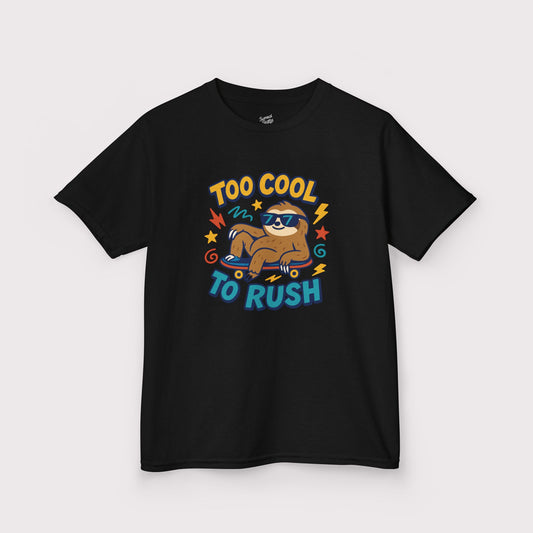 “Too Cool to Rush” Kids Tee