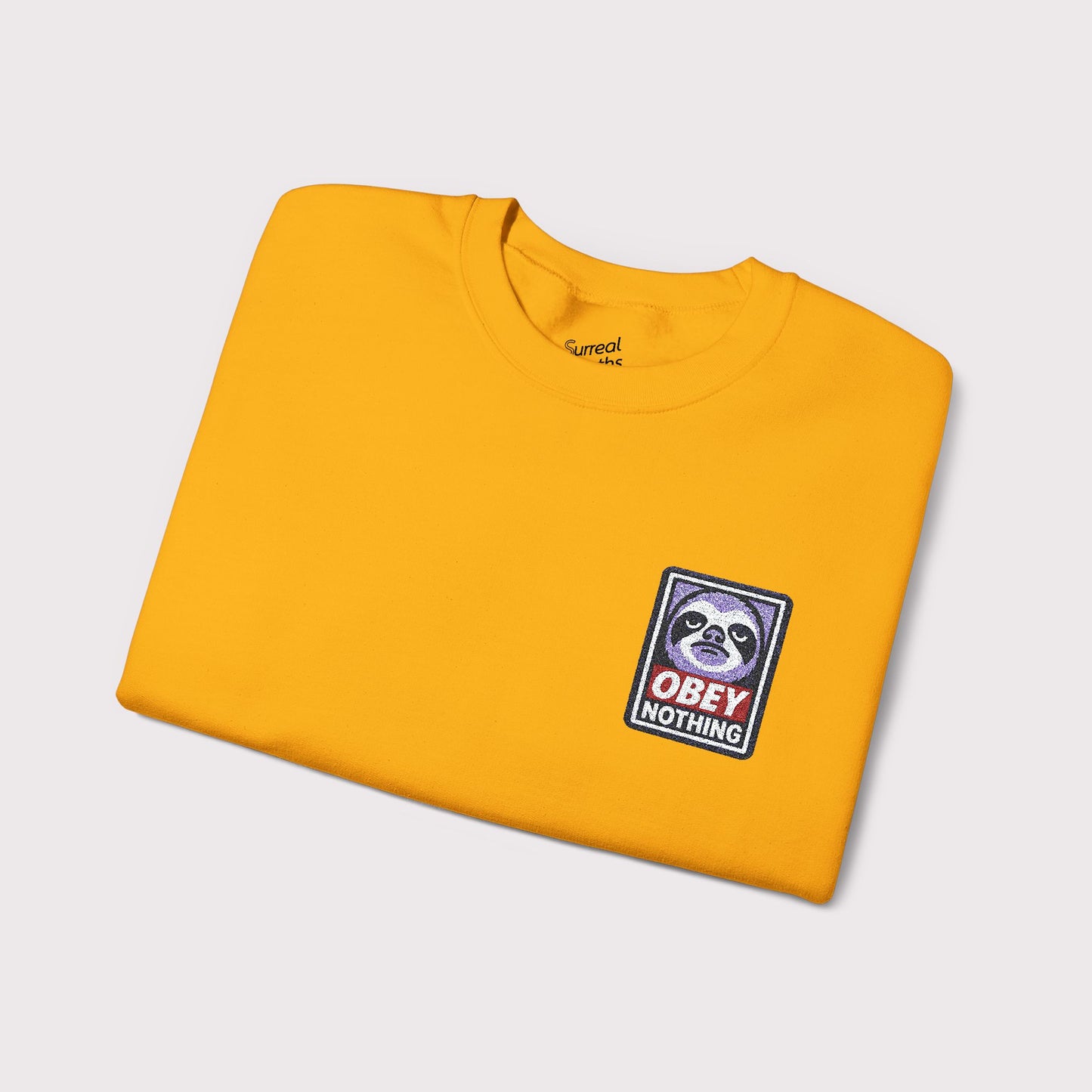 Obey Nothing Embroidered Crewneck