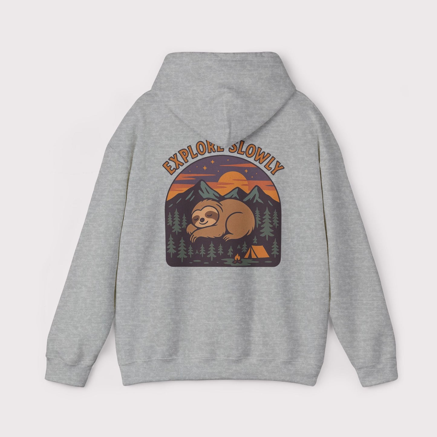 Explore Slowly Sloth Hoodie