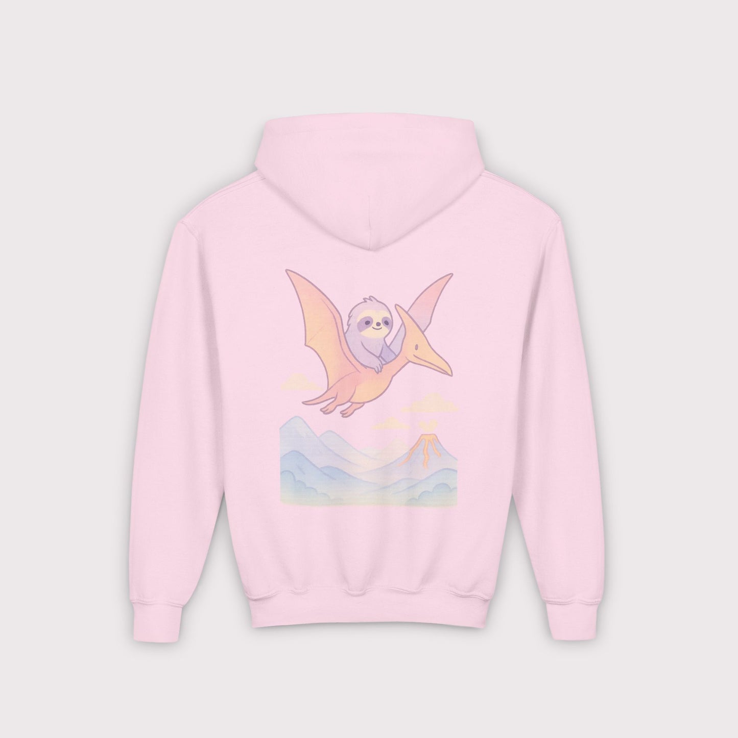 Ptero-Sloth Adventure Kids Hoodie