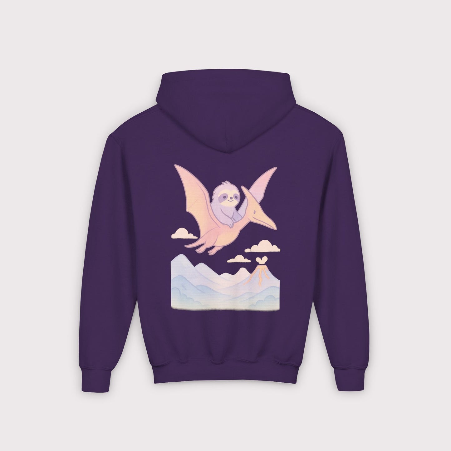 Ptero-Sloth Adventure Kids Hoodie