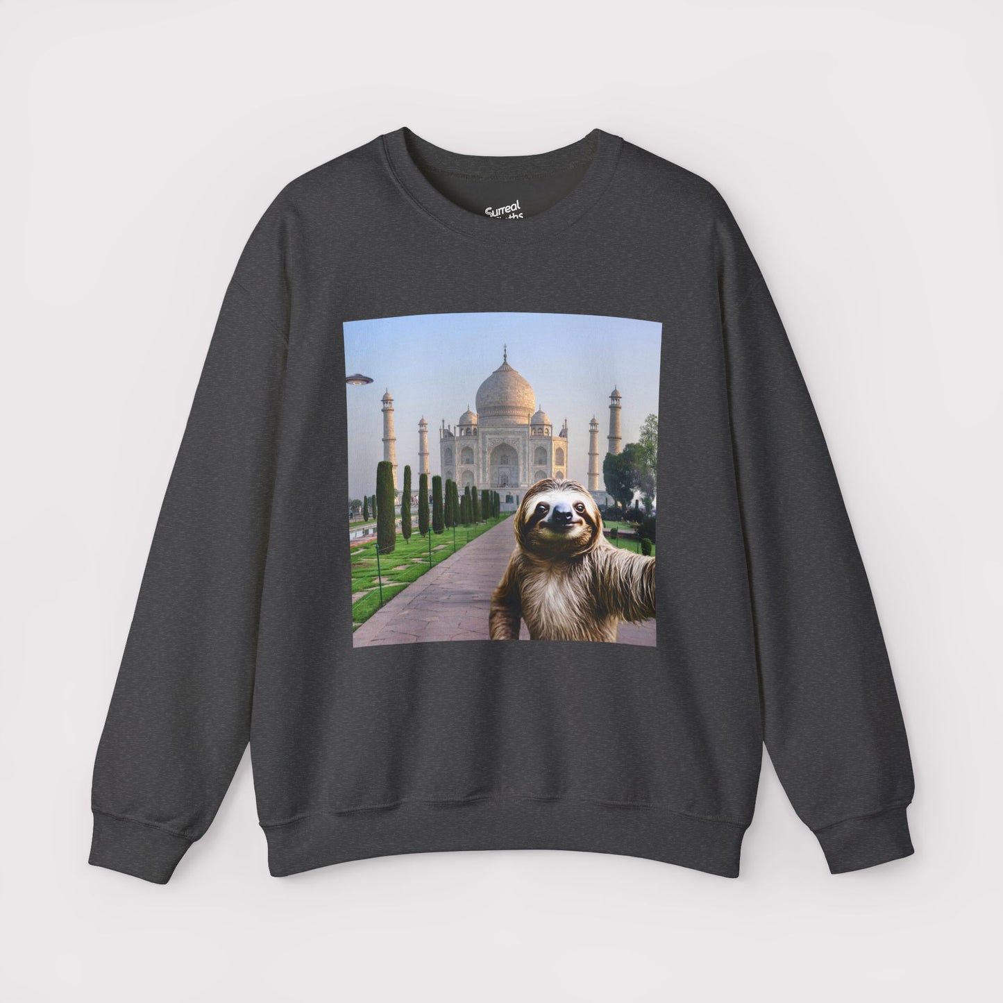 Sloth Selfie Taj Mahal - Crewneck