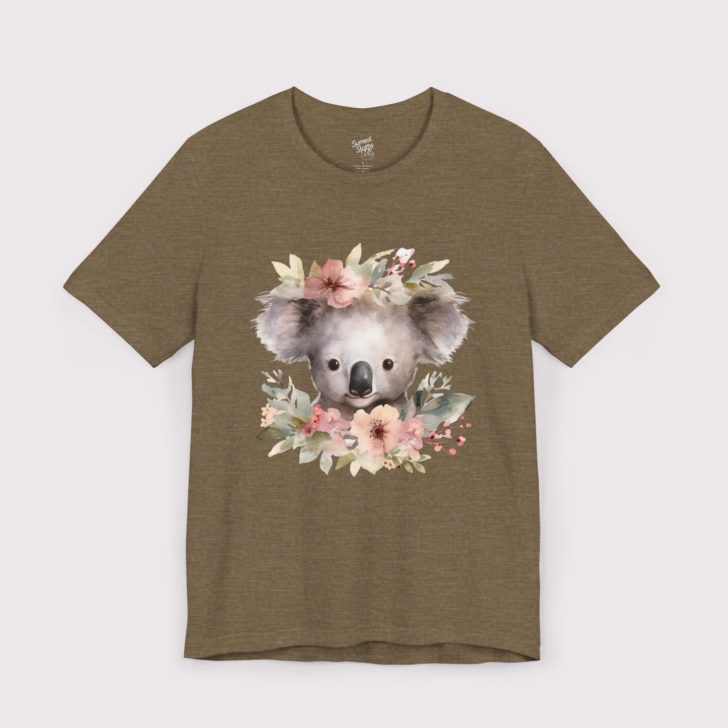 Floral Crown Koala - Jersey Tee