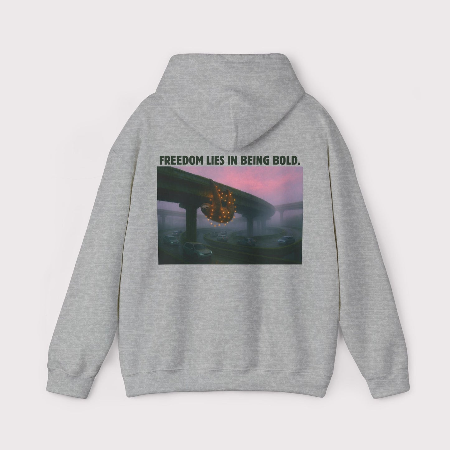 Bold Freedom Sloth Hoodie