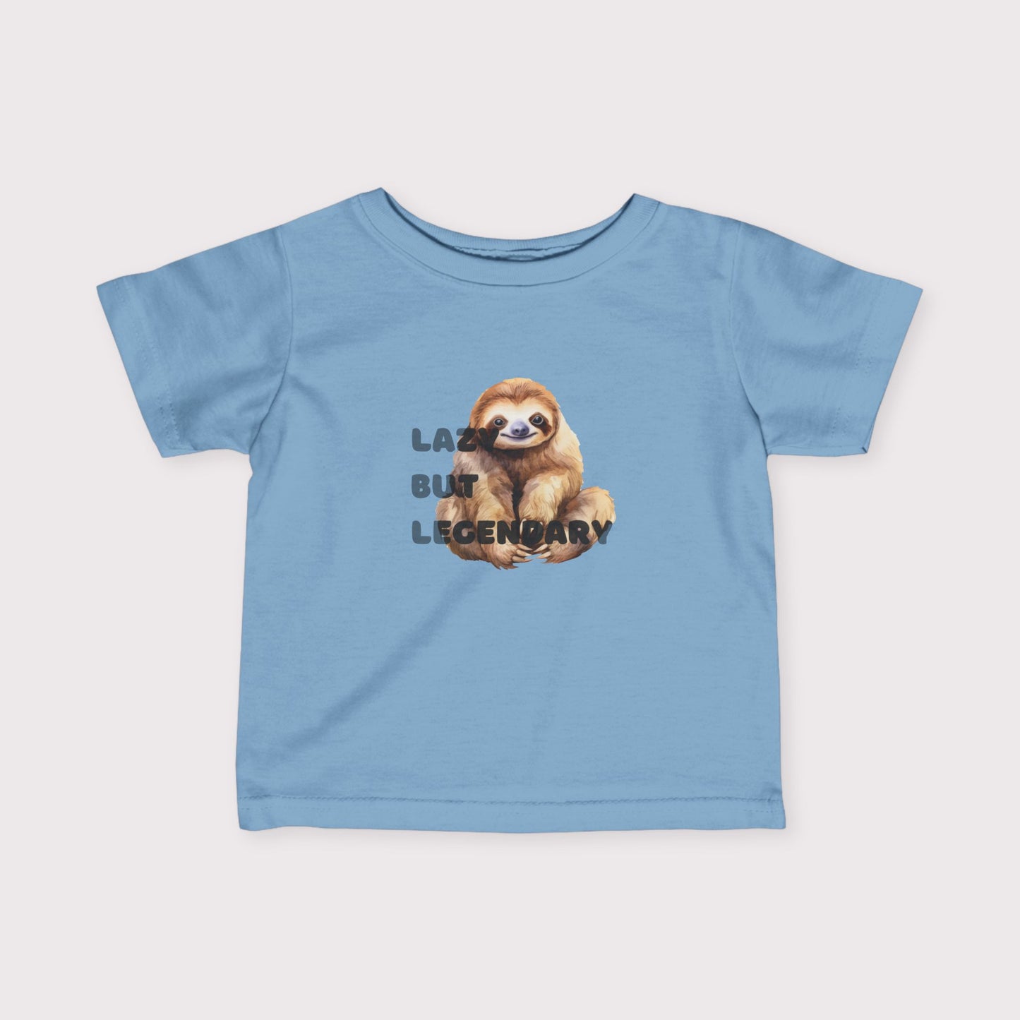 Baby Sloth Toddler Tee – Lazy but Legendary
