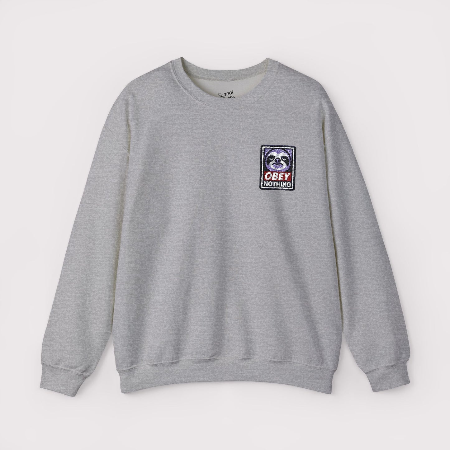Obey Nothing Embroidered Crewneck