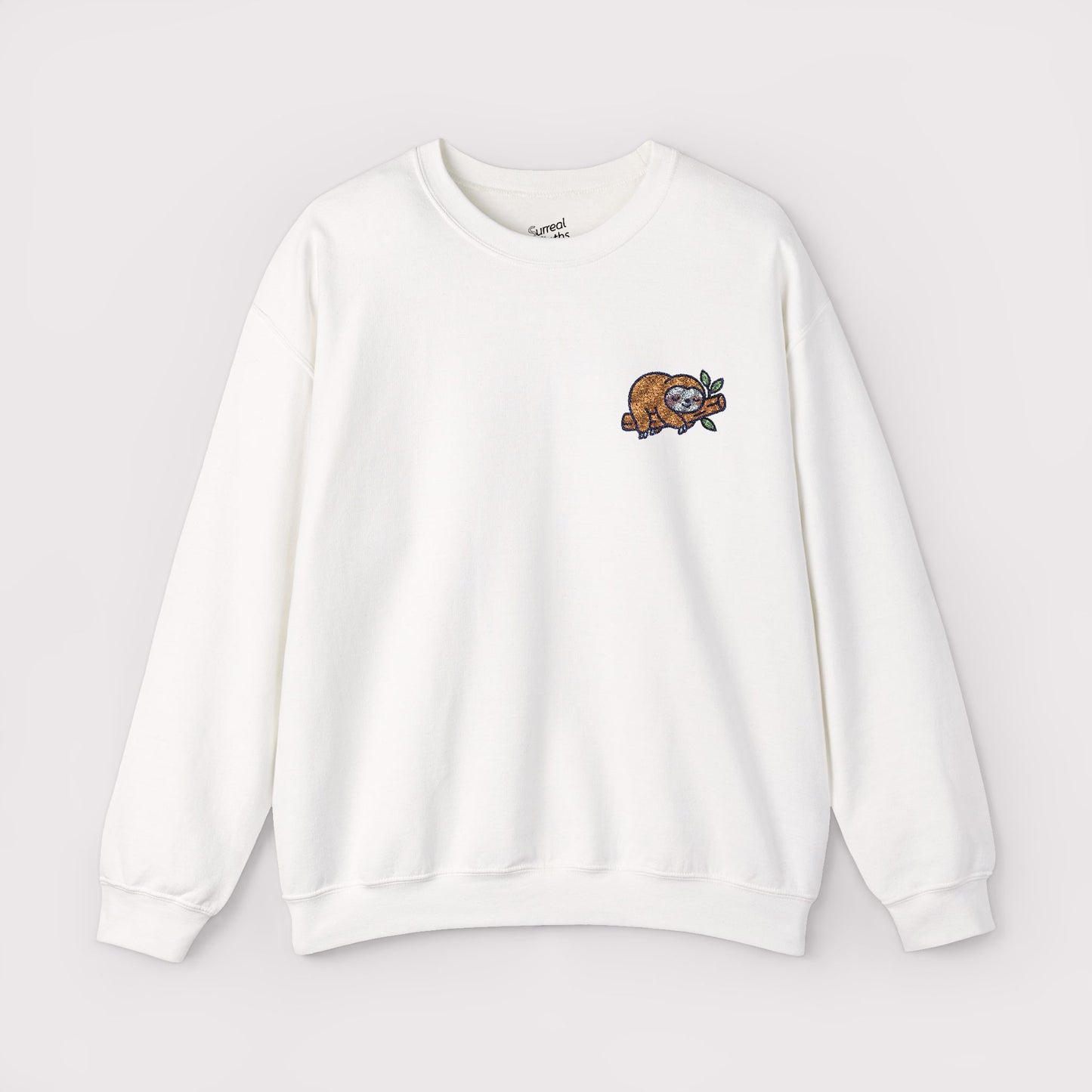 Chill on a Limb Embroidered Crewneck