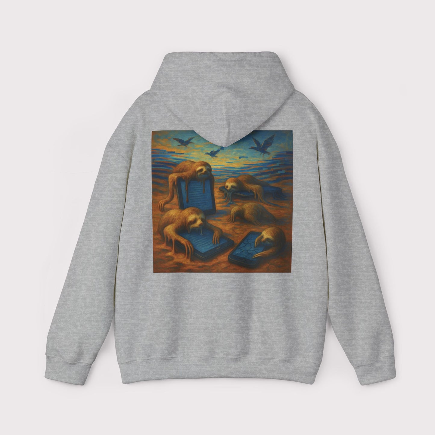 Digital Drain Sloth Hoodie
