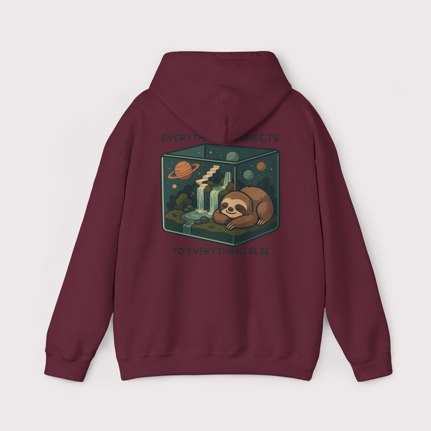 Everything Connects Sloth Hoodie