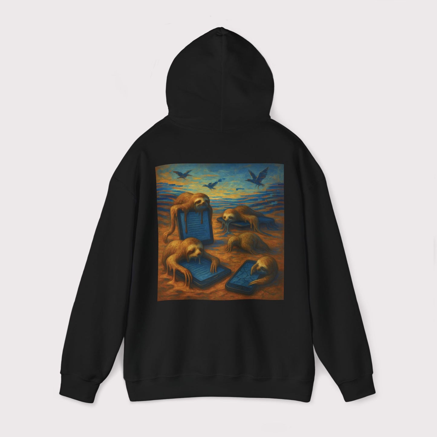 Digital Drain Sloth Hoodie
