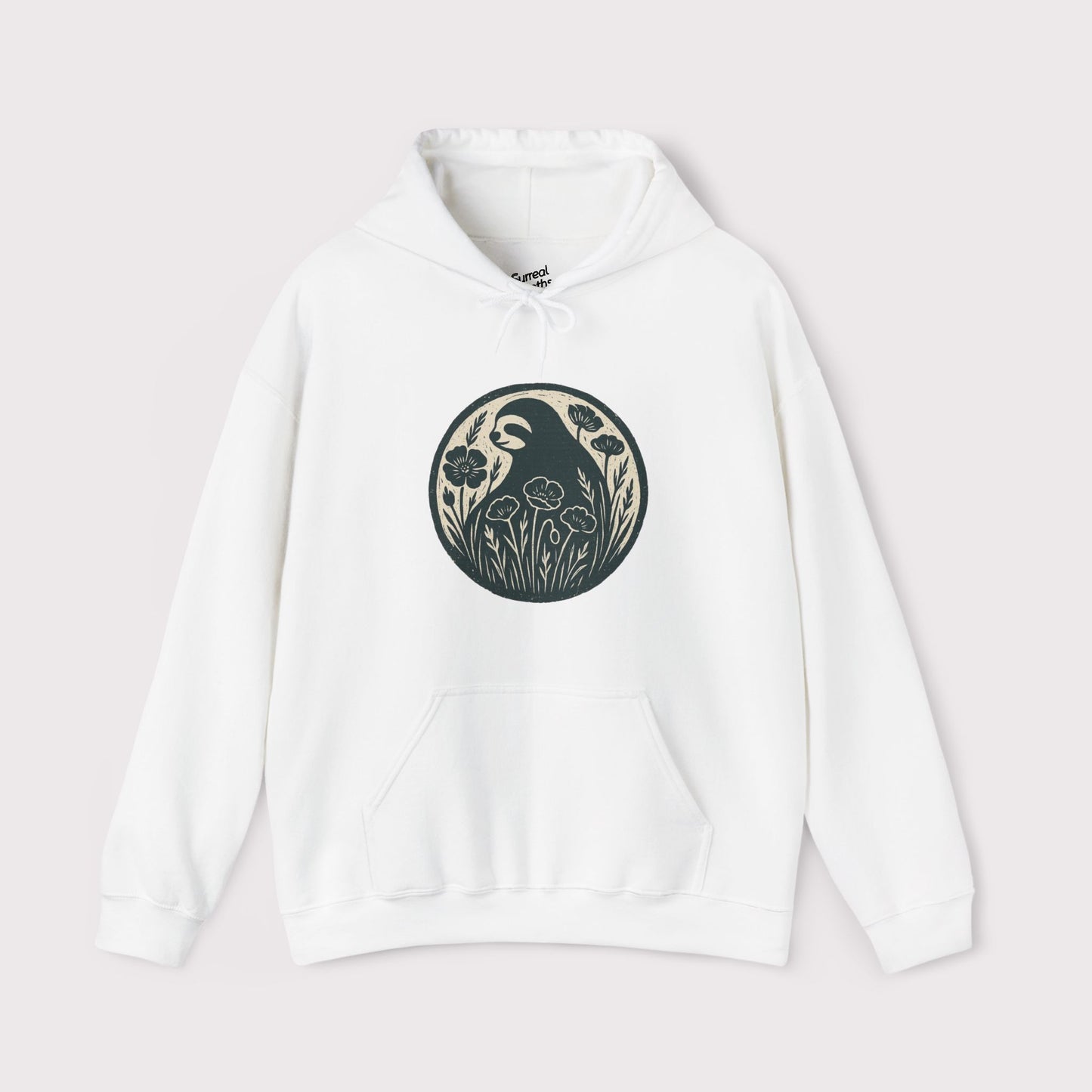Floral Sloth Emblem Hoodie