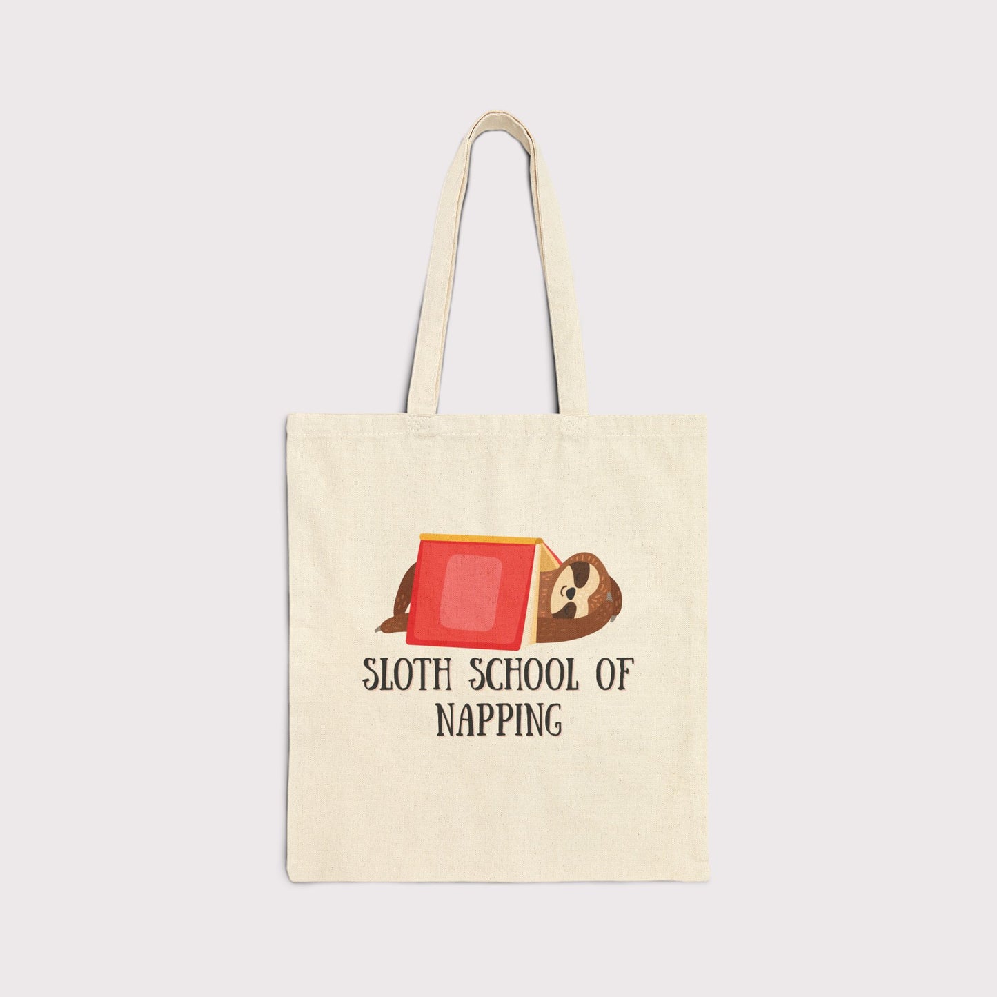 Sloth School of Napping Tote Bag