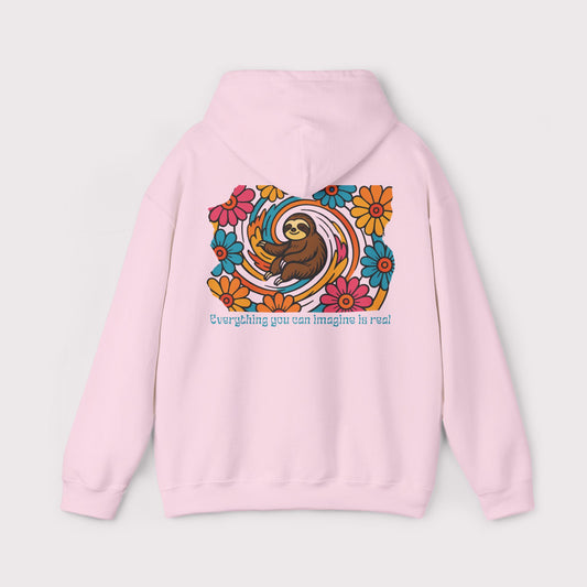 Imagine Sloth Hoodie