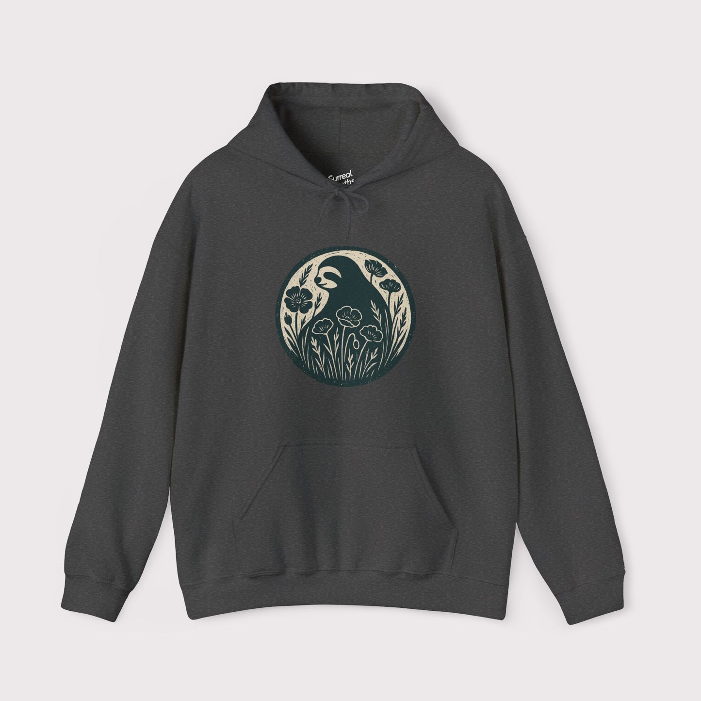 Floral Sloth Emblem Hoodie