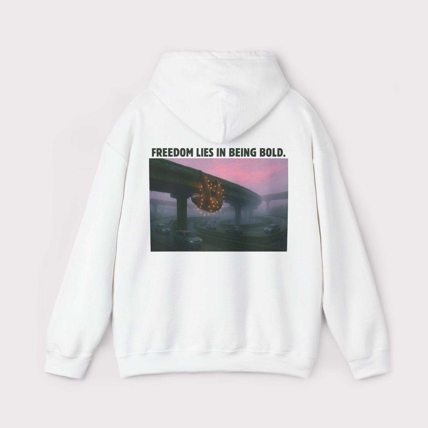 Bold Freedom Sloth Hoodie