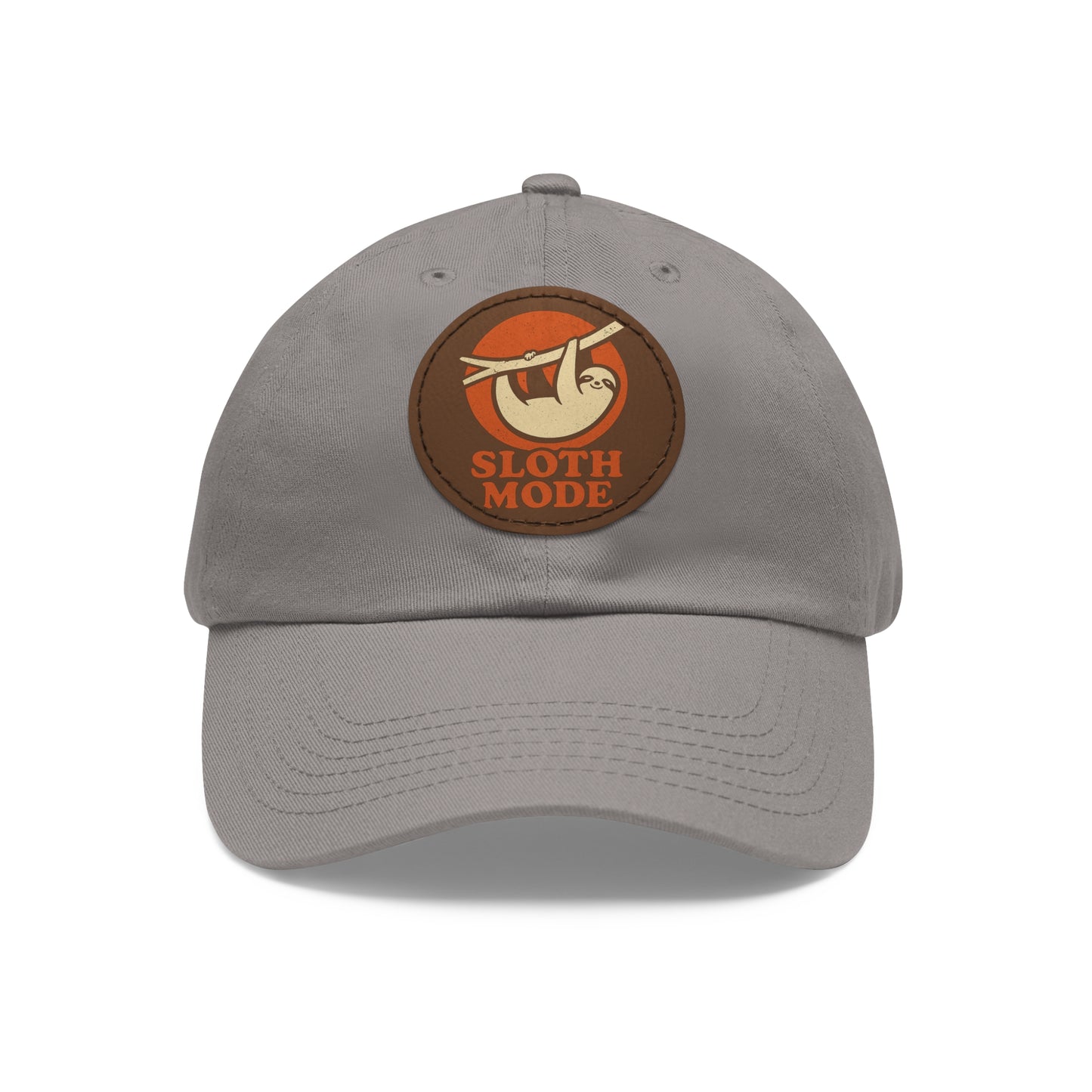 Sloth Mode Leather Patch Hat