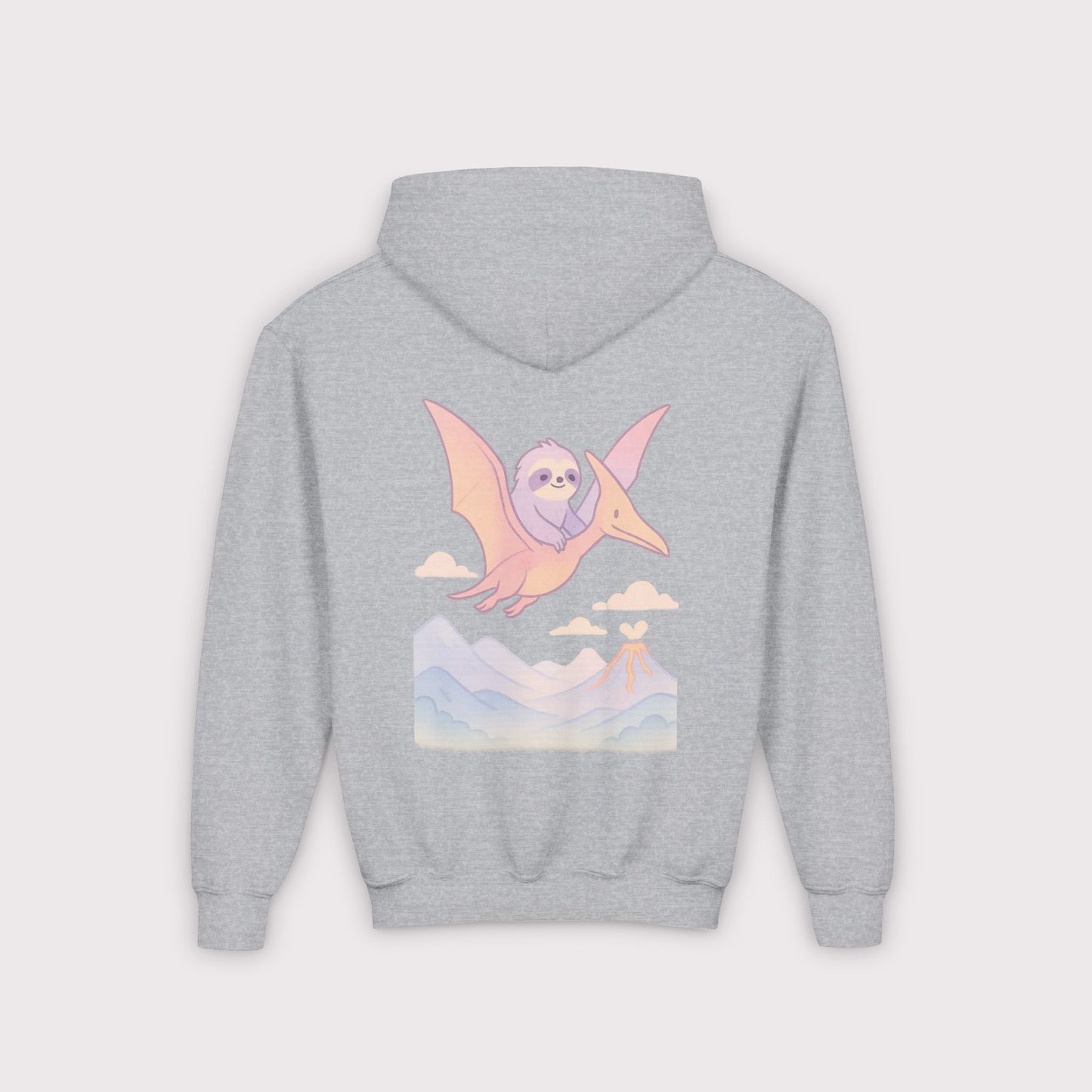 Ptero-Sloth Adventure Kids Hoodie