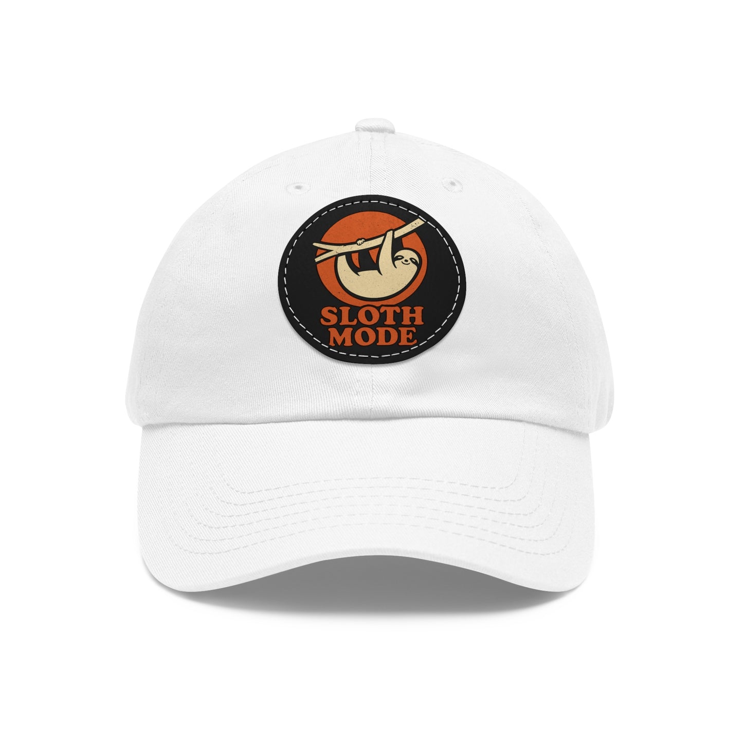 Sloth Mode Leather Patch Hat
