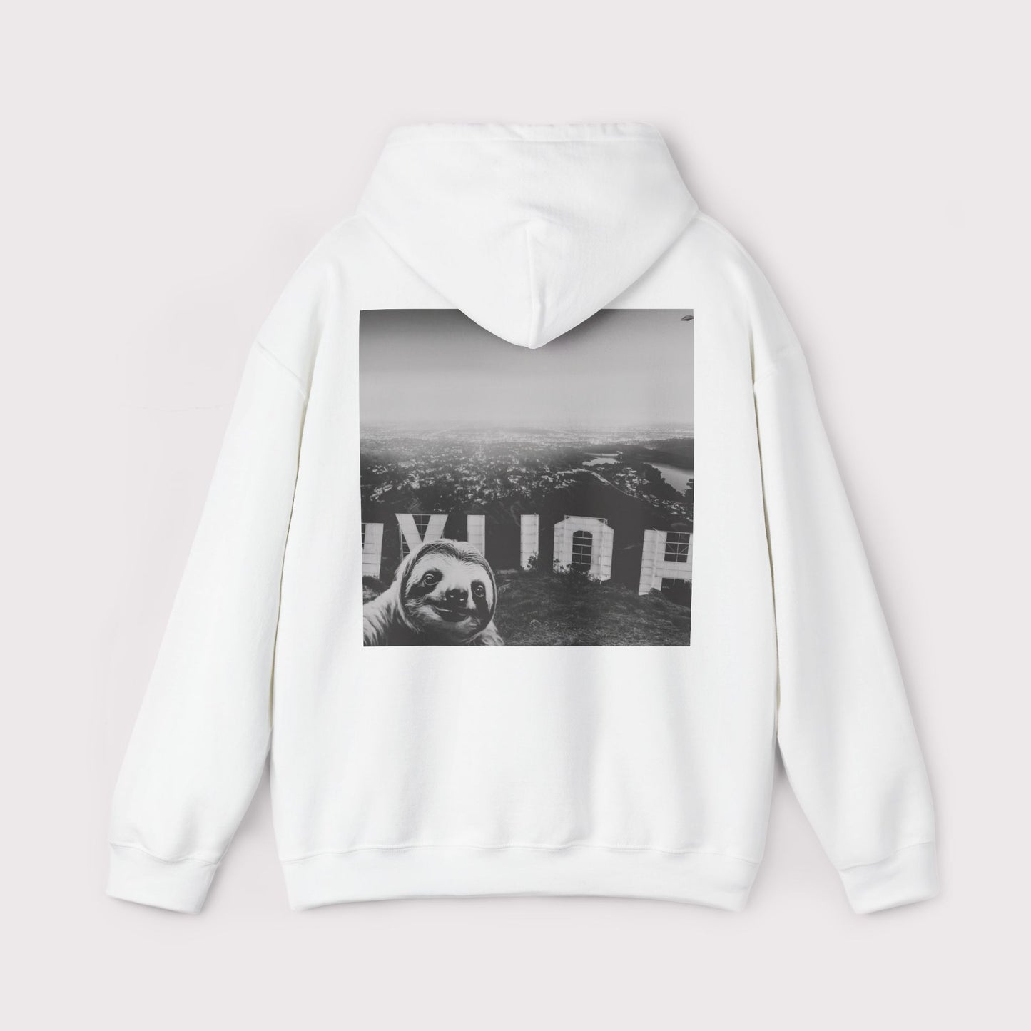 Sloth Selfie Hollywood Sign - Hoodie