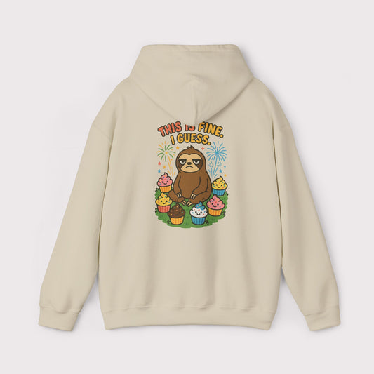 This Is Fine Sloth Hoodie