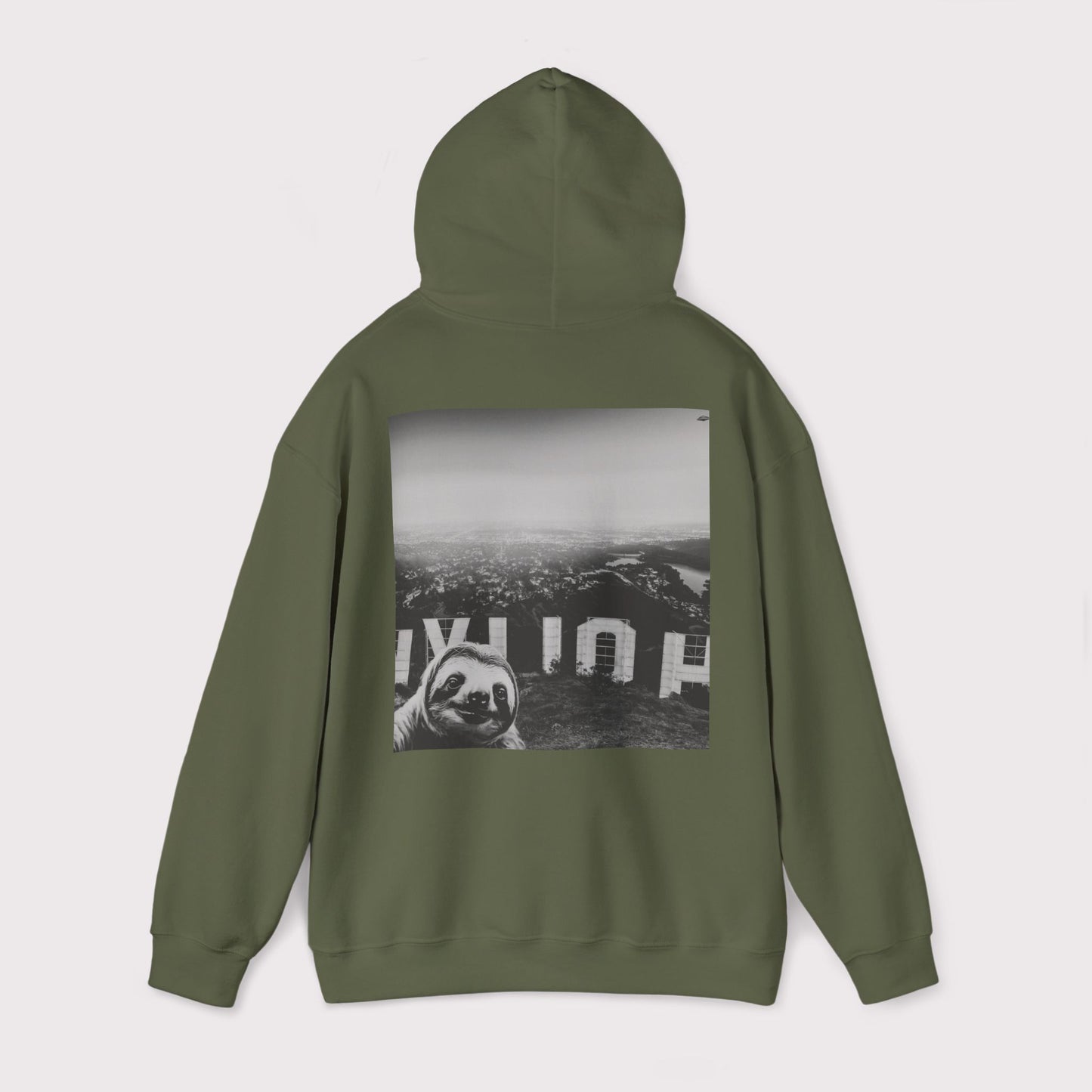 Sloth Selfie Hollywood Sign - Hoodie