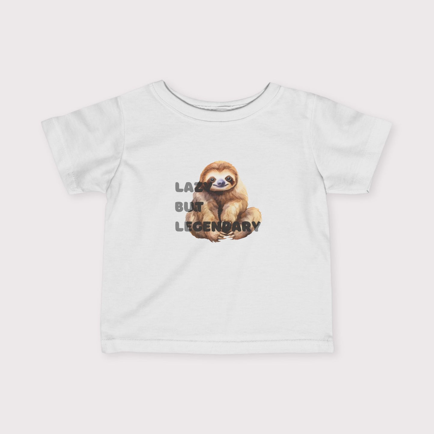 Baby Sloth Toddler Tee – Lazy but Legendary