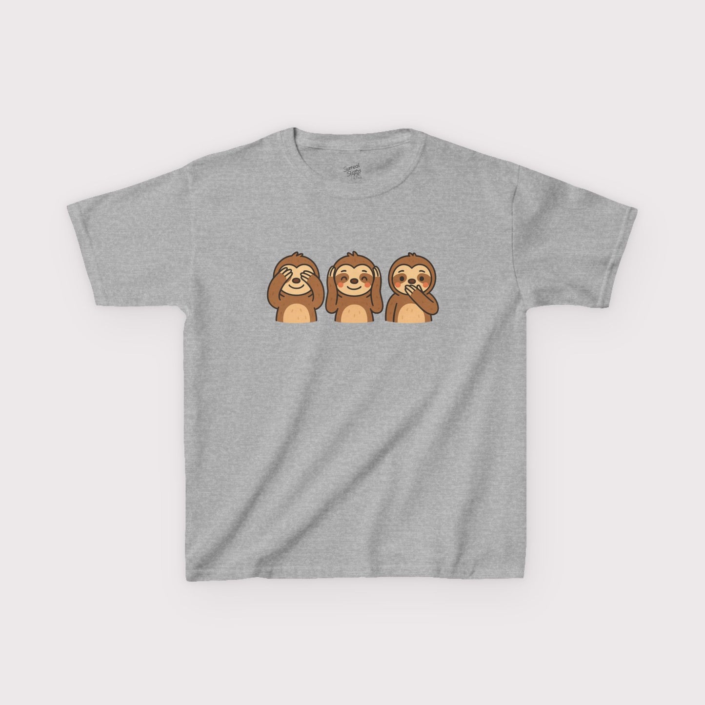 No Evil Sloths Kids T-Shirt