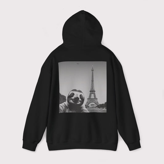Sloth Selfie Eiffel Tower - Hoodie