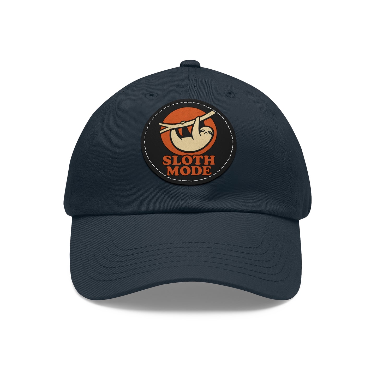 Sloth Mode Leather Patch Hat