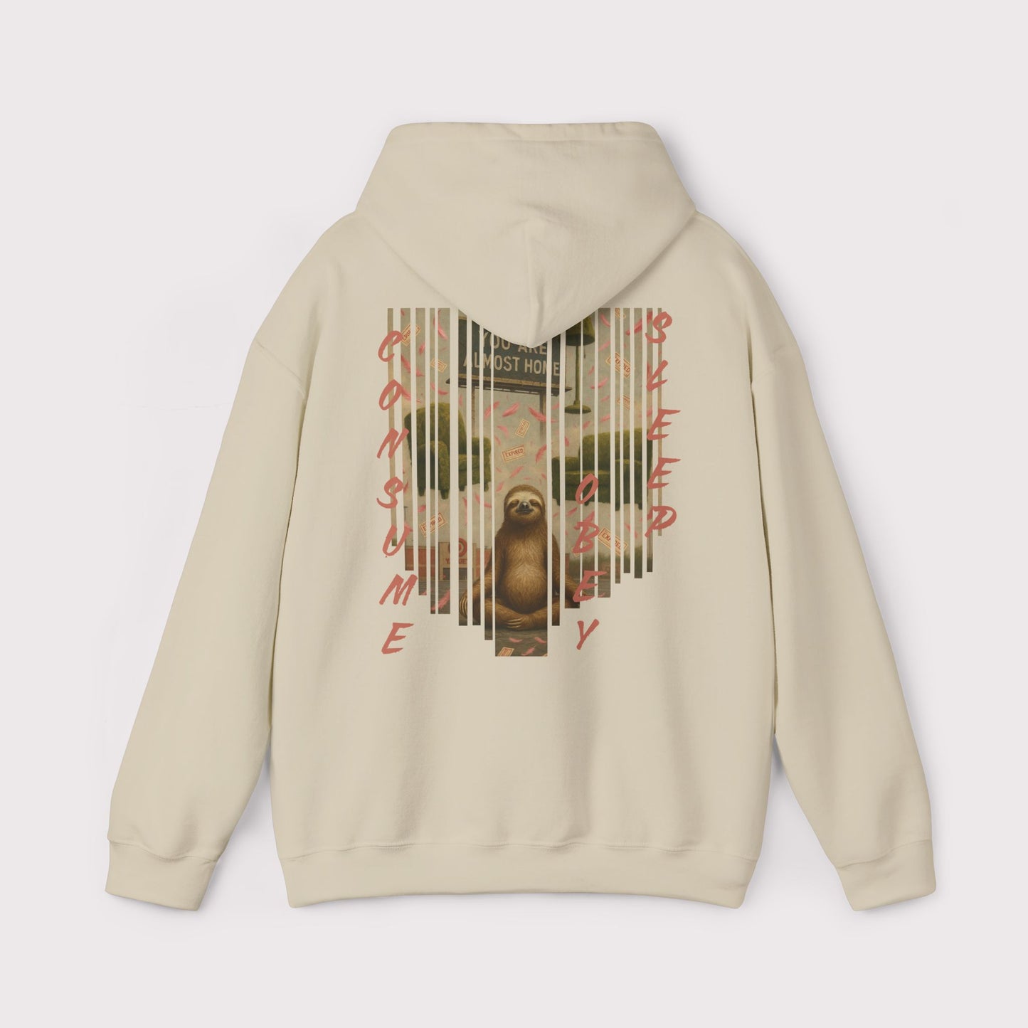 Consume Obey Sleep Sloth Hoodie
