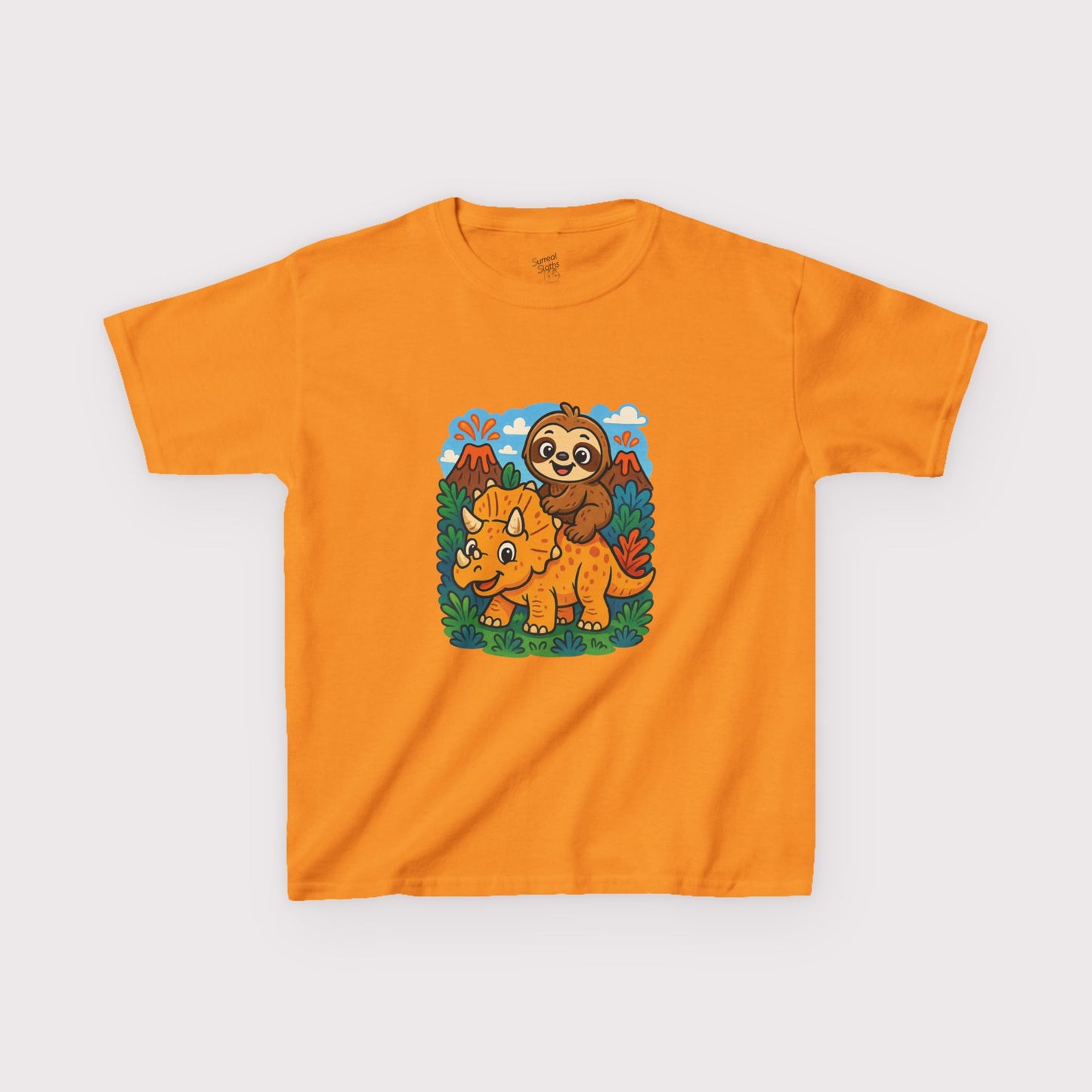 Tricera-Sloth Adventure Kids T-Shirt