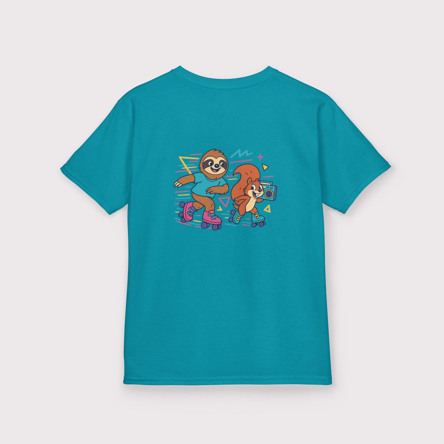 Skate Jam Sloth & Squirrel Kids T-Shirt