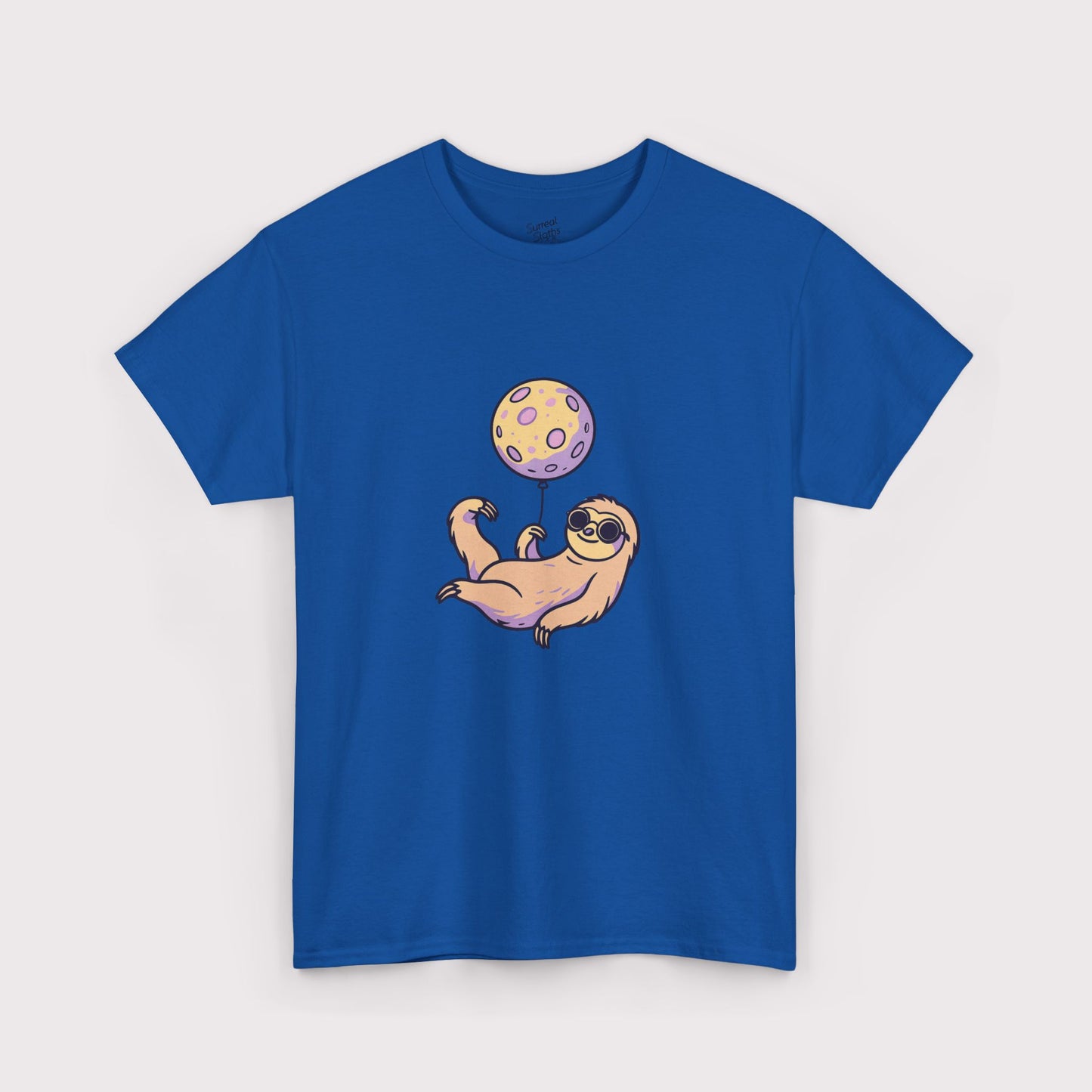 Purple Moon Balloon Sloth T-Shirt