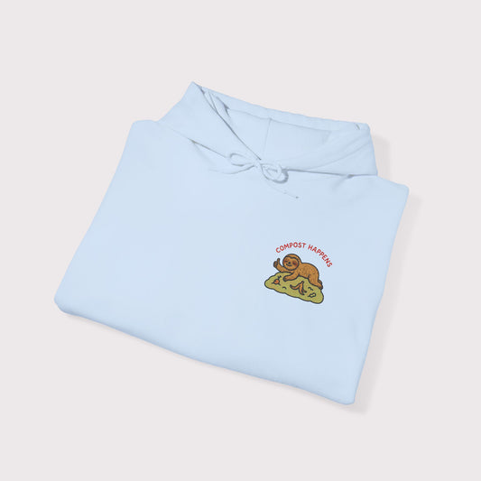 Compost Happens Embroidered Hoodie