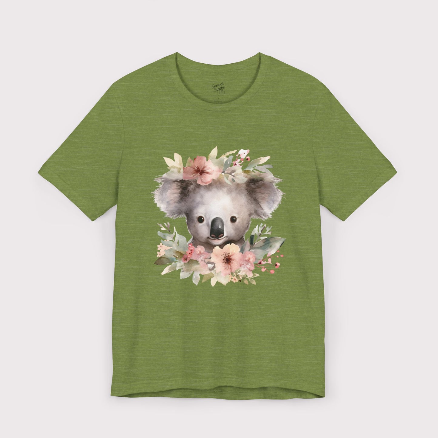 Floral Crown Koala - Jersey Tee