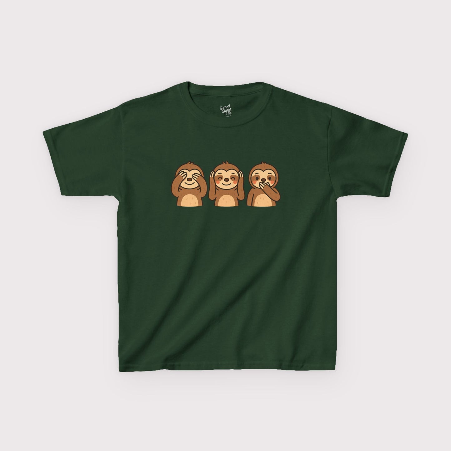 No Evil Sloths Kids T-Shirt