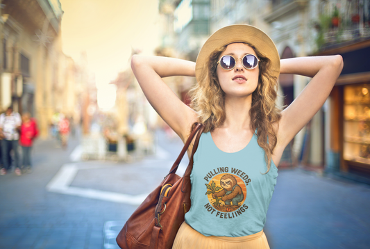 Pulling Weeds, Not Feelings Tank Top
