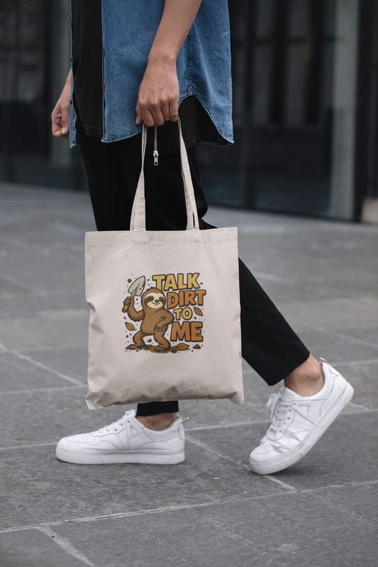 Talk Dirt To Me Canvas Tote