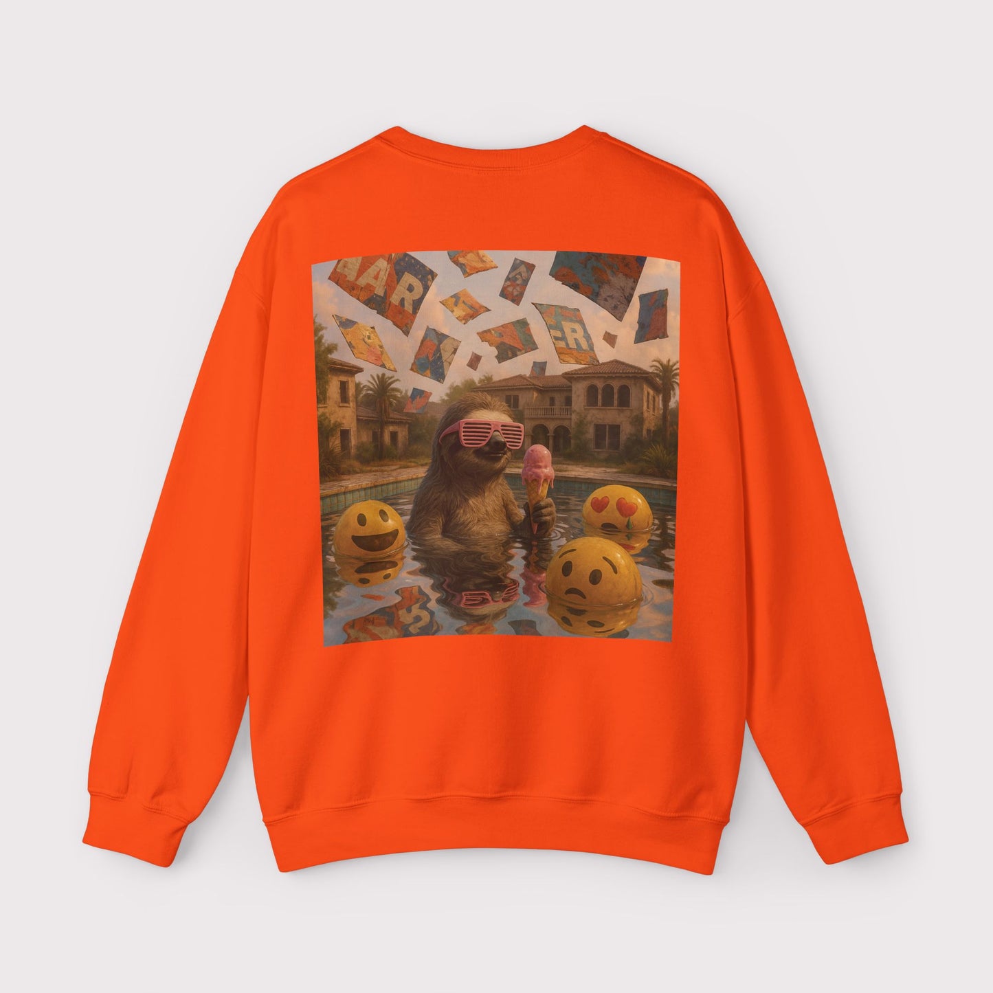 Sloth Pool Party Crewneck