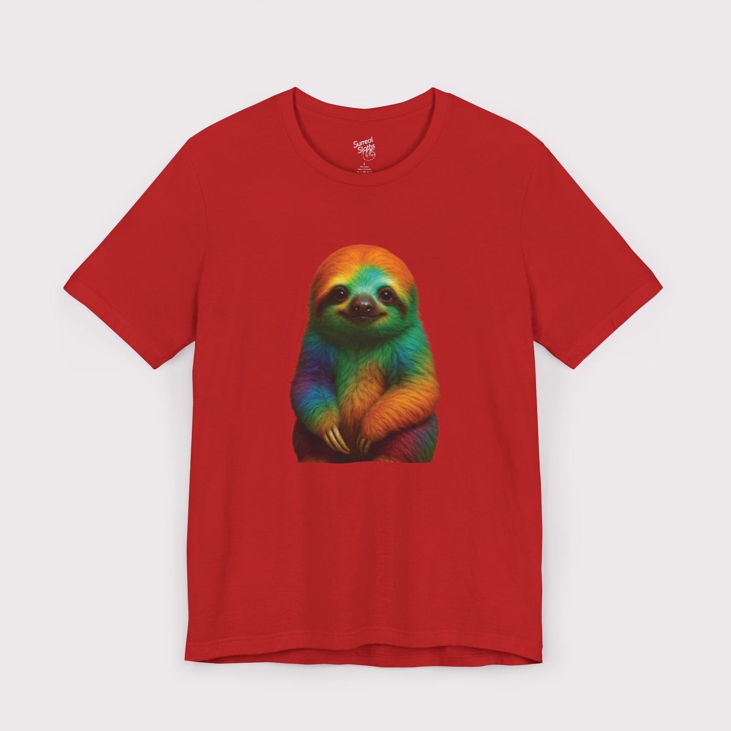 Rainbow Vibes Sloth T-Shirt