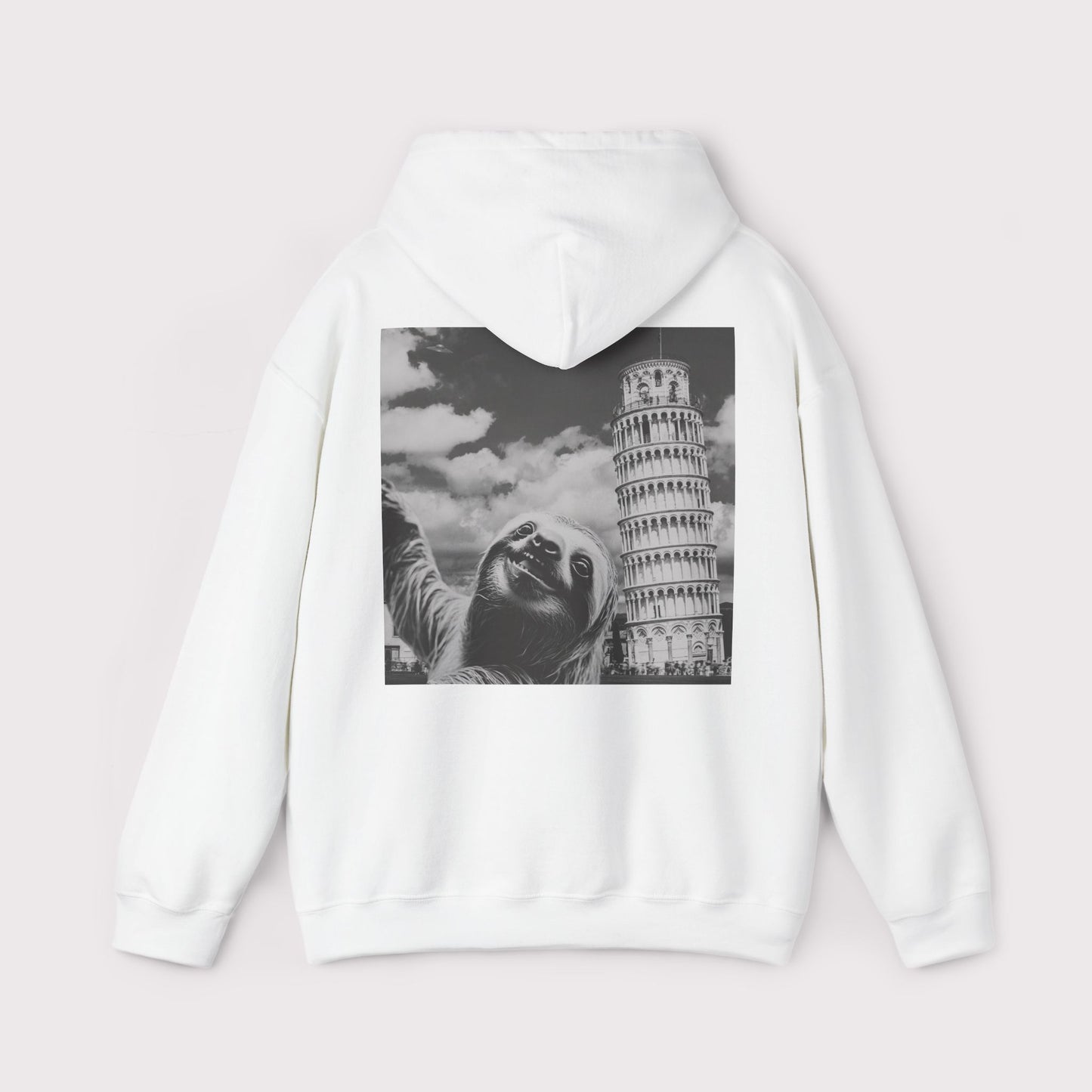 Sloth Selfie Leaning Tower of Pisa - Hoodie