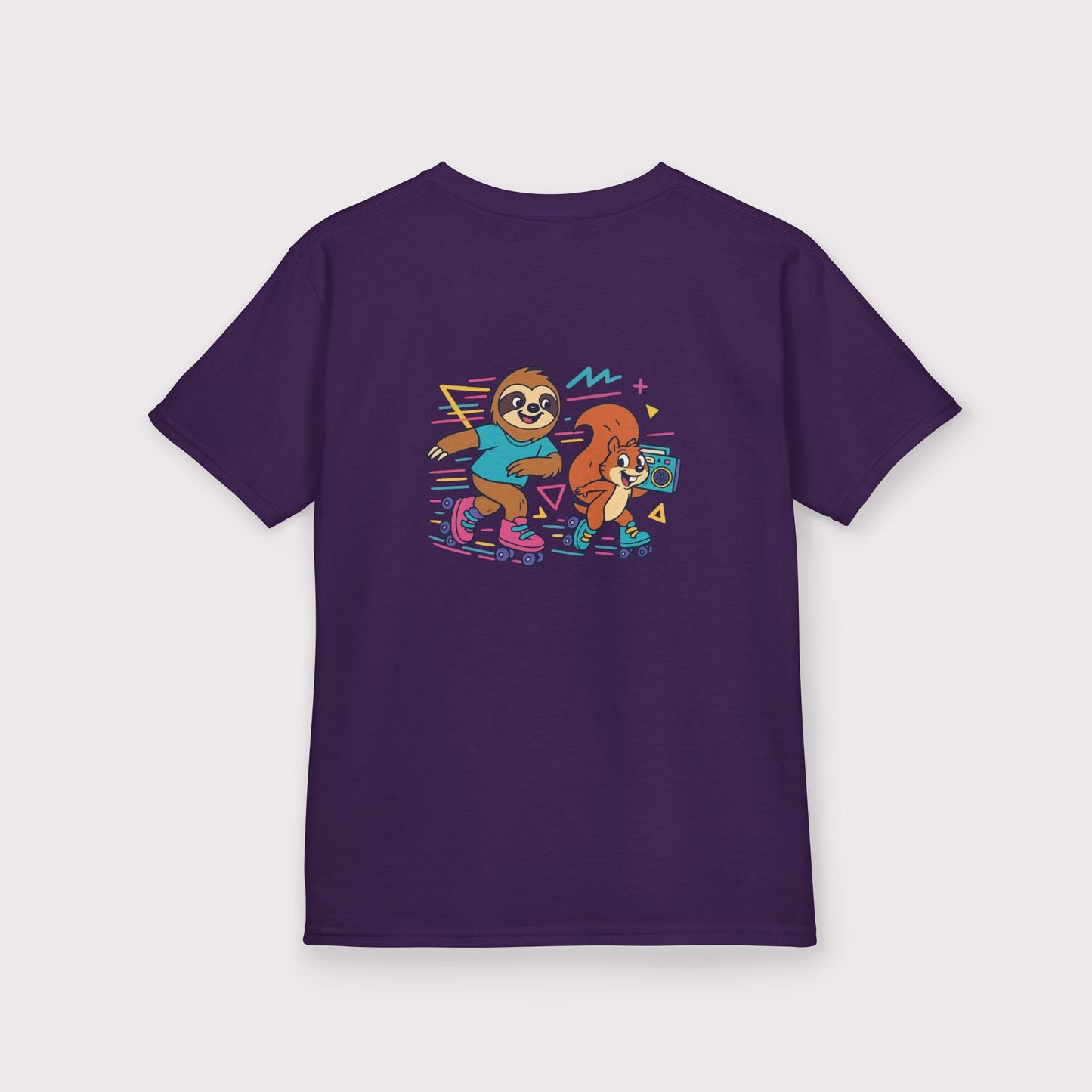 Skate Jam Sloth & Squirrel Kids T-Shirt