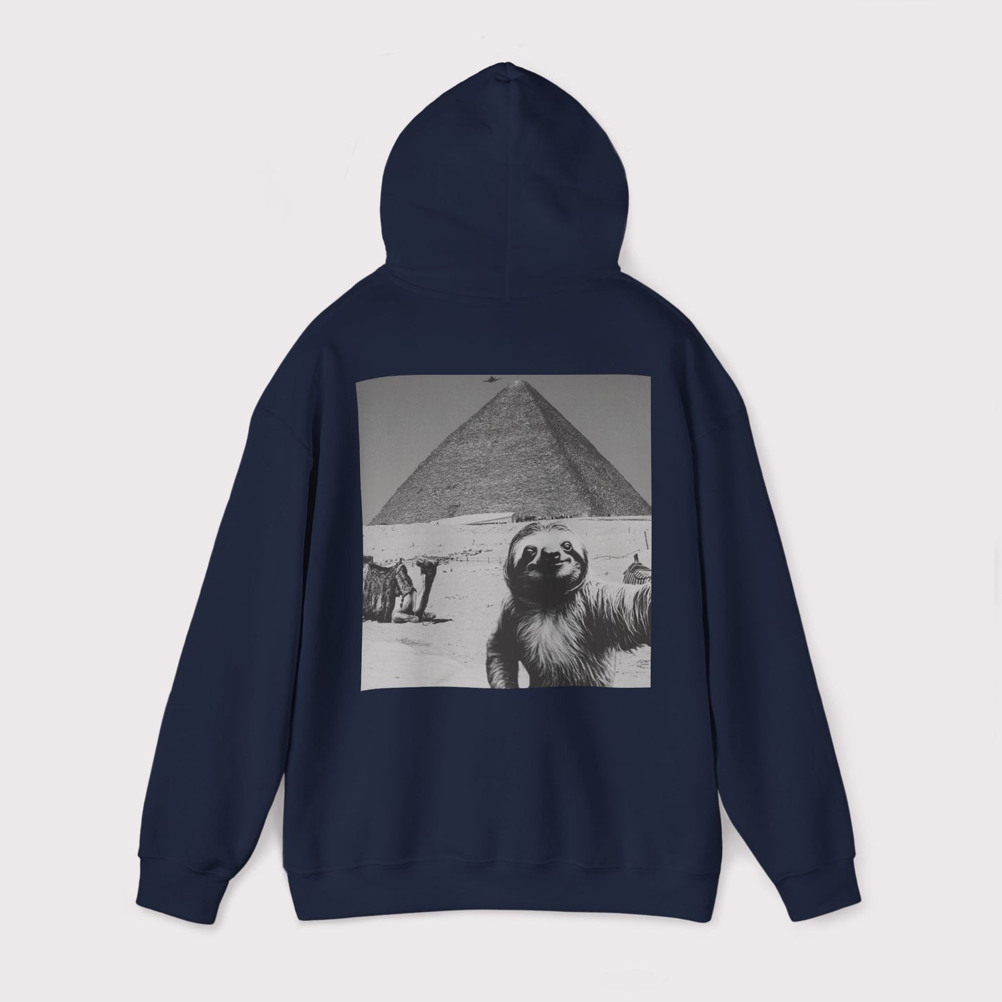 Sloth Selfie Pyramids of Egypt - Hoodie