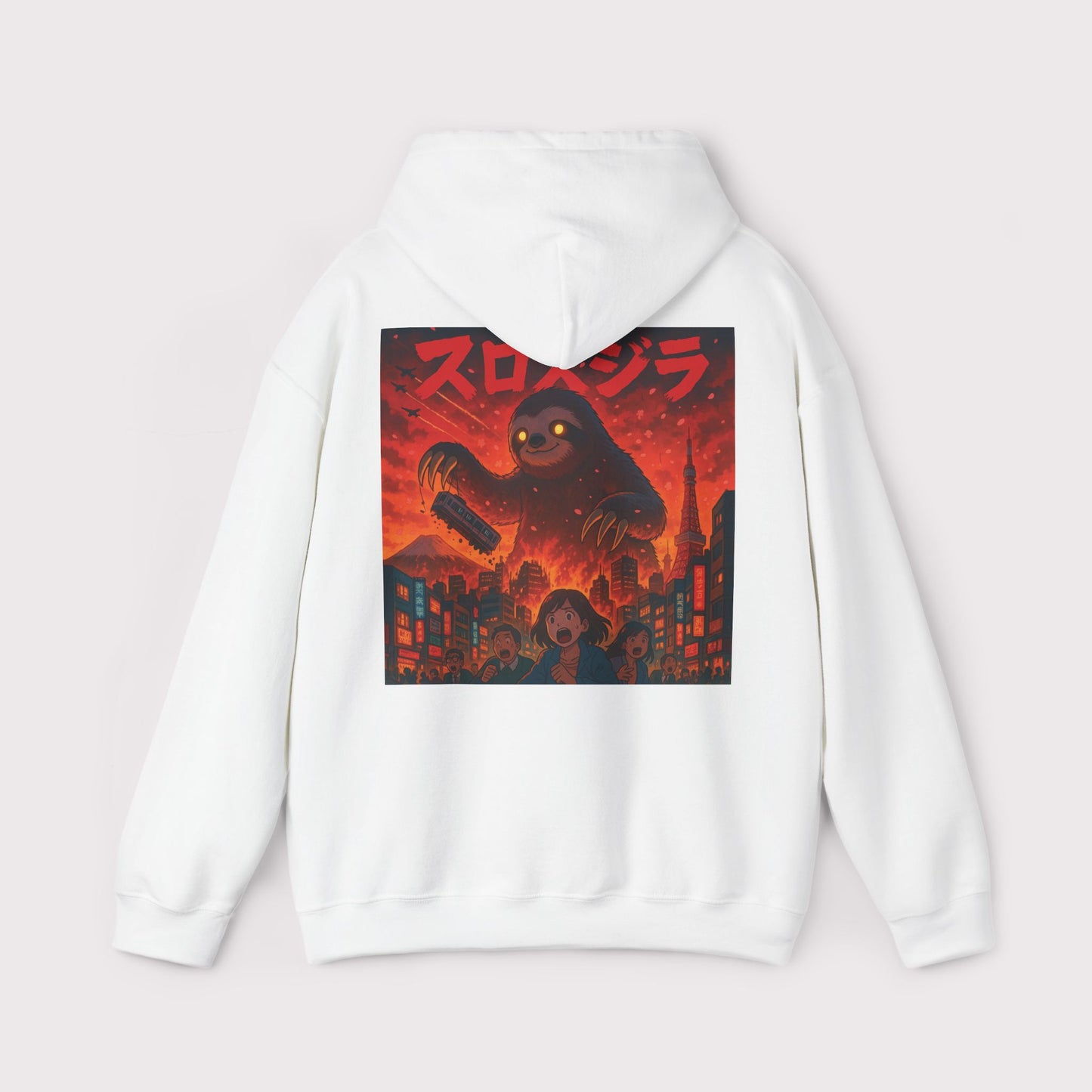 Slothzilla Anime Hoodie