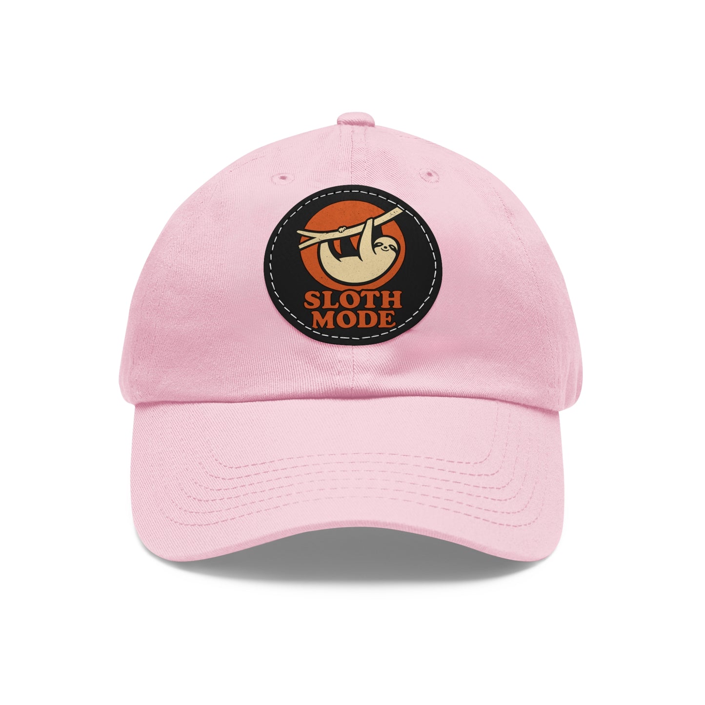 Sloth Mode Leather Patch Hat