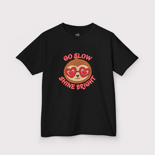 “Go Slow and Shine Bright” Kids Tee