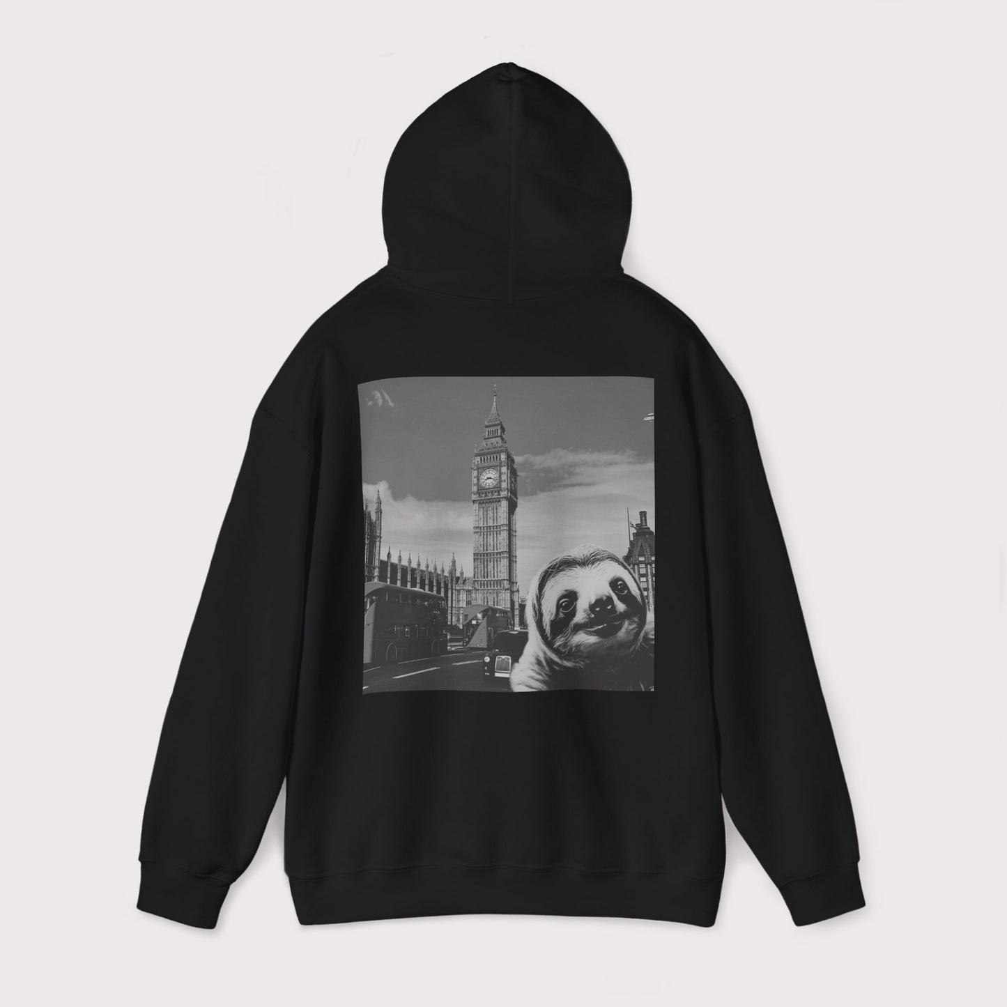 Sloth Selfie Big Ben - Hoodie
